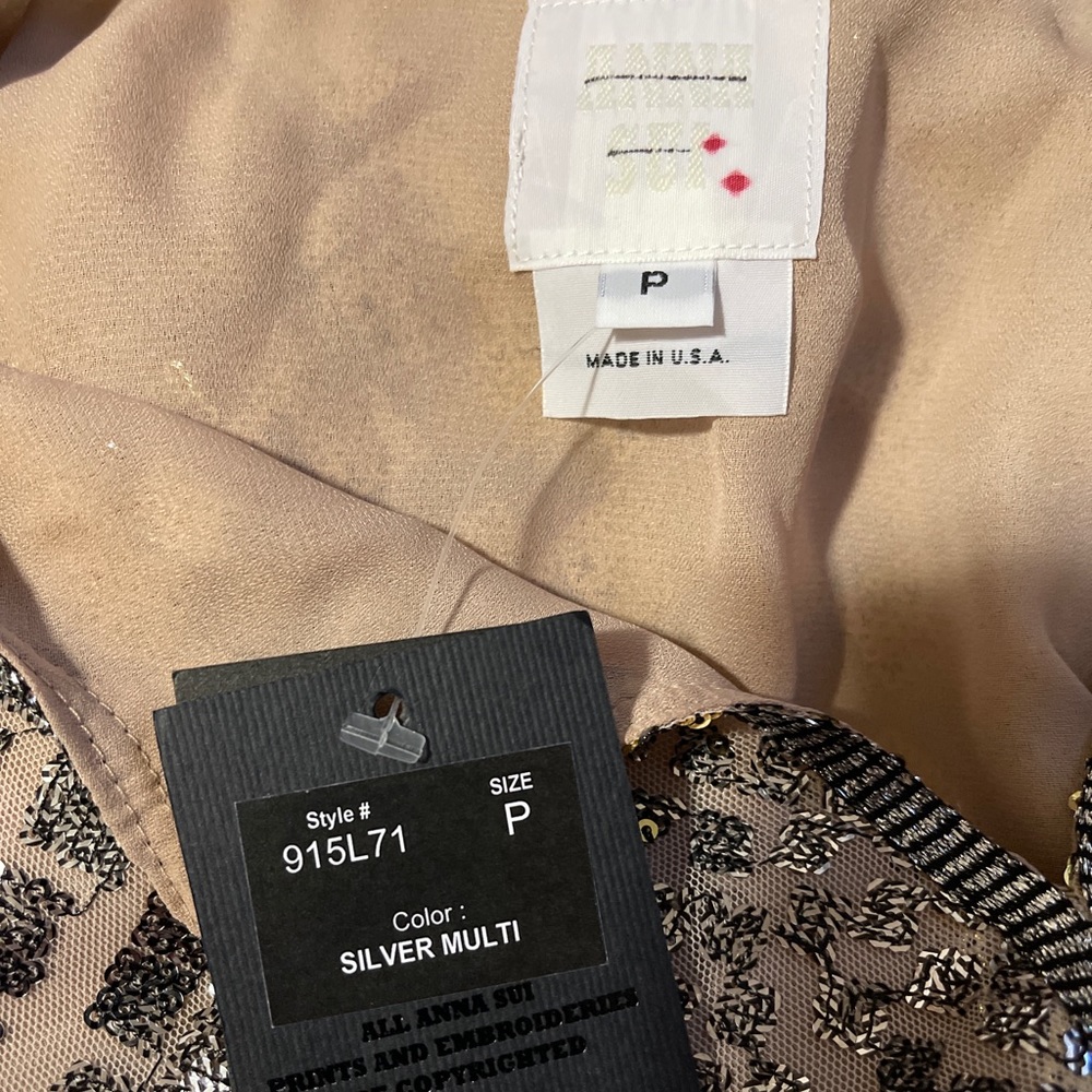 Free People Anna Sui Silver Maxi Dress - Picture 5 of 5